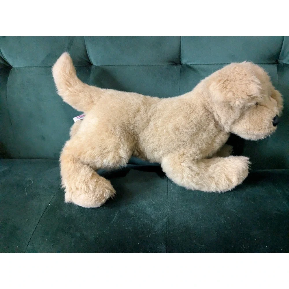 Vintage 90s Douglas Cuddle Toy Golden Retriever Plush Yellow Dog Retired 14'' - Picture 3 of 7